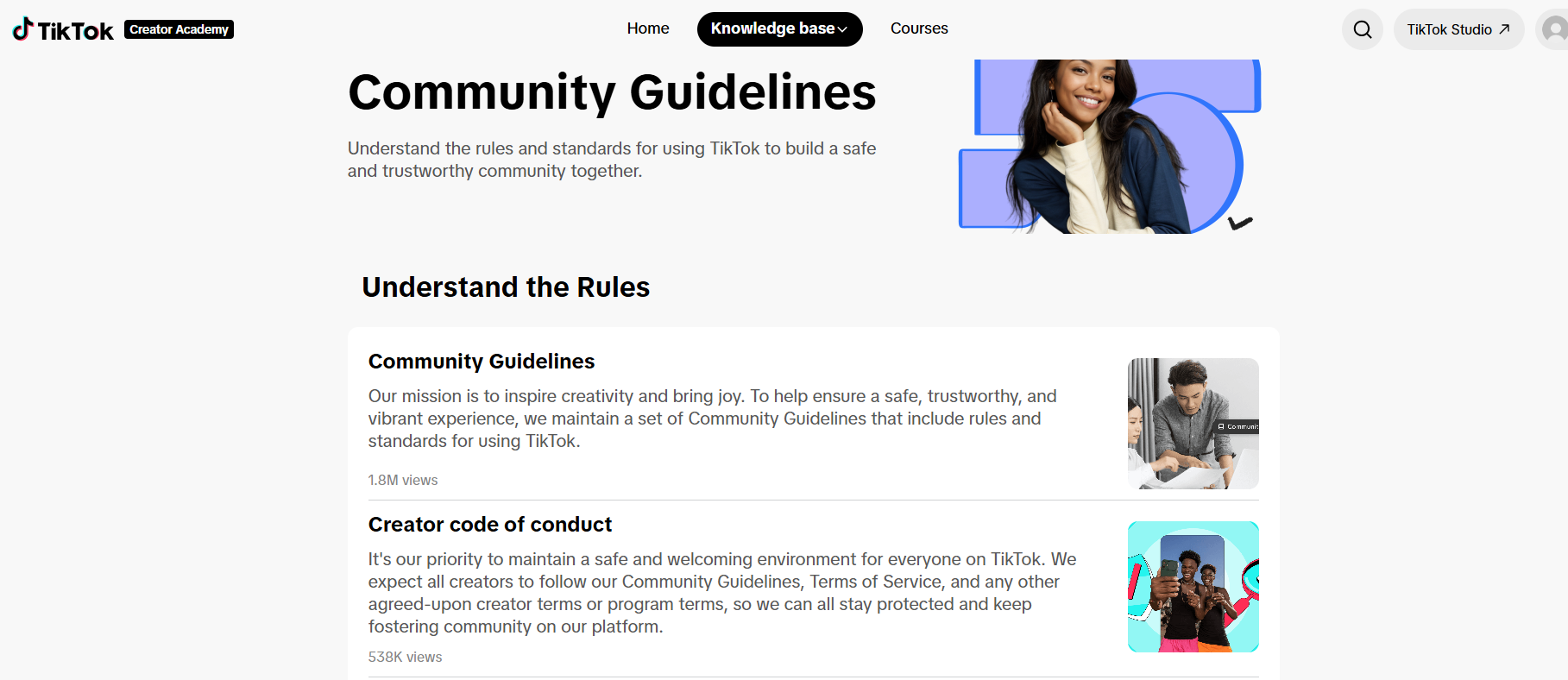Understand TikTok Policies