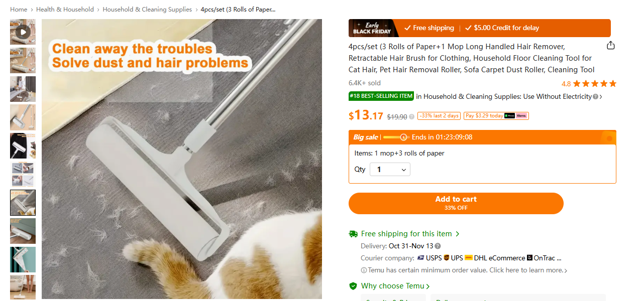 Pet Hair Remover Roller