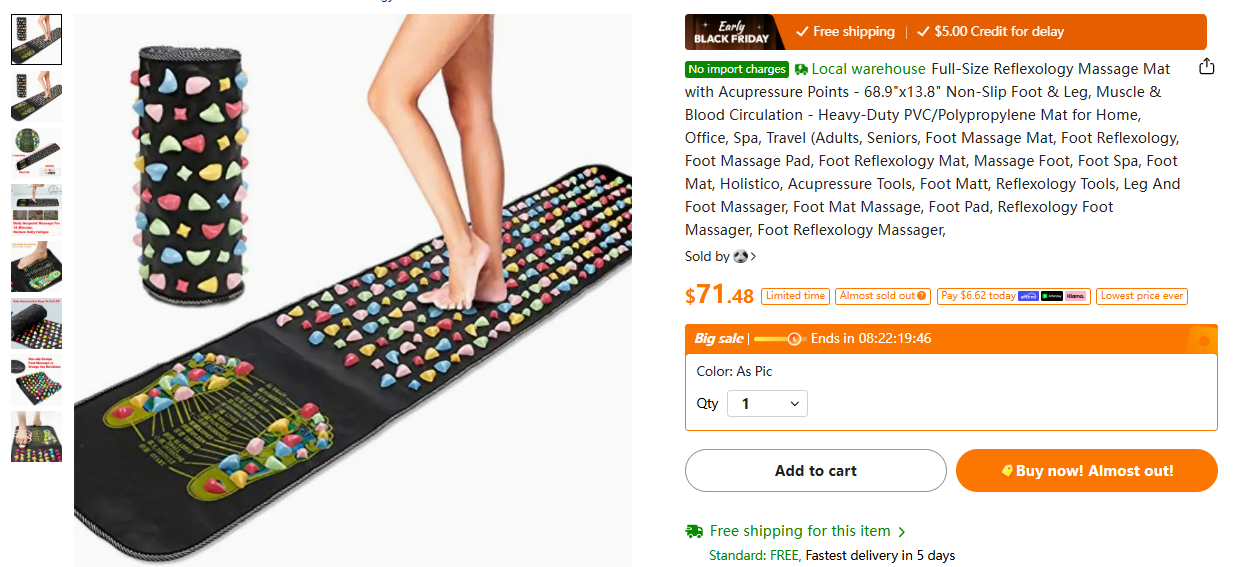 Foot Massager Mat